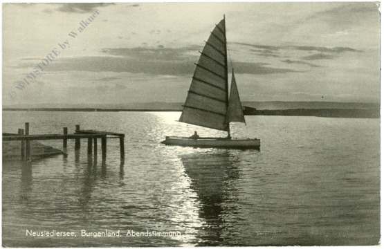 neusiedlersee, abendstimmung