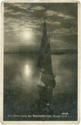 neusiedlersee, abendstimmung