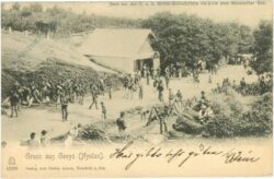 jois, gruss aus geoys (nynlas), rast bei der k.u.k. militär schießstätte vis a vis dem neusiedler see