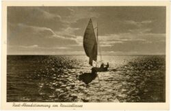 rust, abendstimmung am neusiedlersee