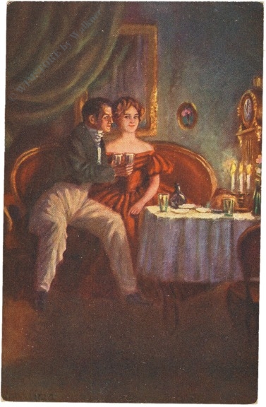 essen im kerzenschein