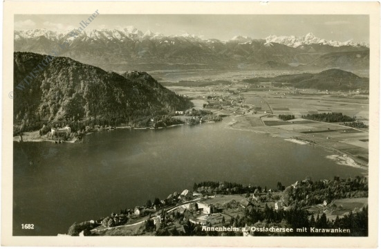 annenheim, ossiacherrsee mit karawanken annenheim, ossiacherrsee mit karawanken
