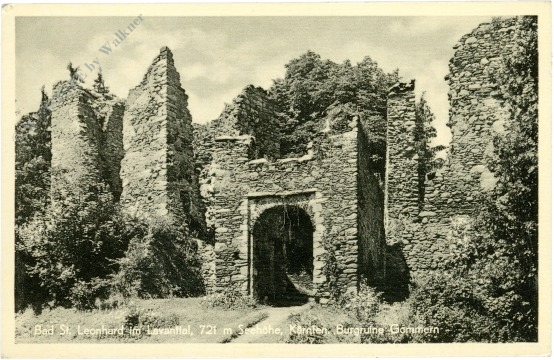 bad st. leonhard, burgruine gommern