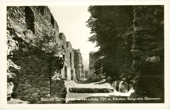 bad st. leonhard, burgruine gommern