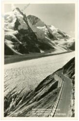 großglockner, hochalpenstrasse, am freiwandeck mit großglockner und pasterze