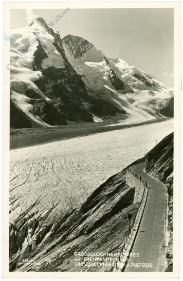 großglockner, hochalpenstrasse, am freiwandeck mit großglockner und pasterze