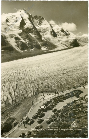 großglockner, hochalpenstrasse, parkplatz freiwandeck mit großglockner