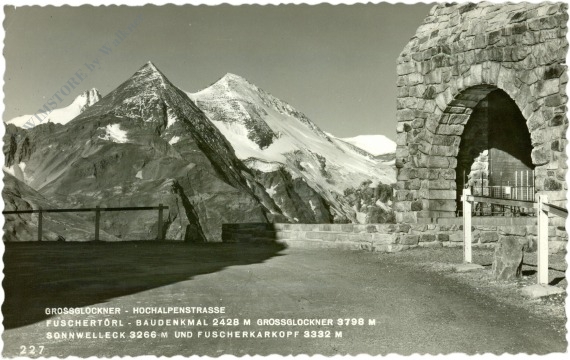 großglockner, hochalpenstrasse, fuschertörl, baudenkmal
