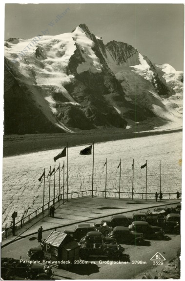 großglockner, hochalpenstrasse, parkplatz freiwandeck
