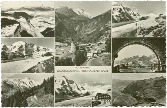 großglockner, hochalpenstrasse, multiansicht südrampe