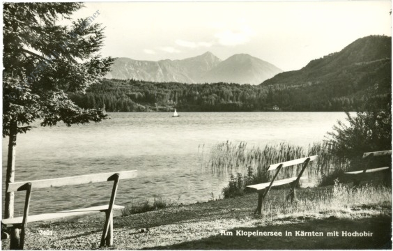 klopeinersee, mit hochobir