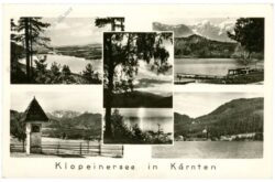 klopeinersee, multiansicht