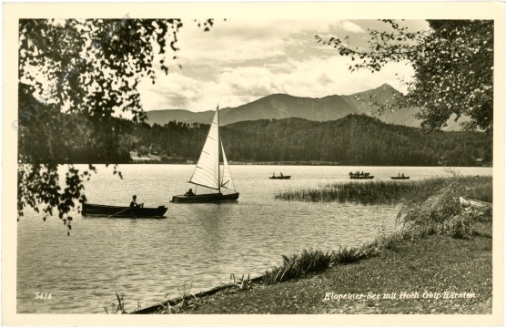 klopeinersee, mit hochobir
