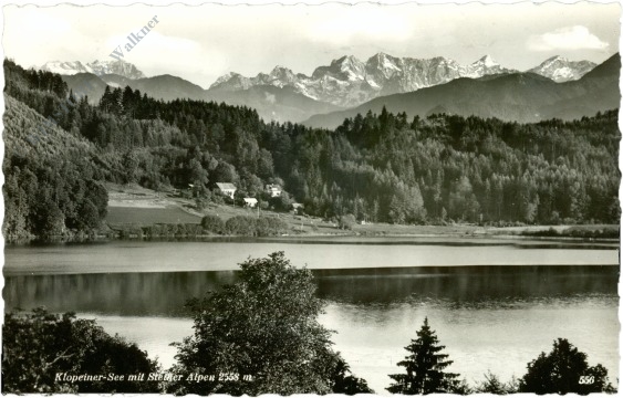 klopeinersee, mit steiner alpen
