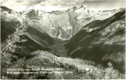 mallnitz, berglift häuzsleralm, blick gegen hannoverhaus und ankogel