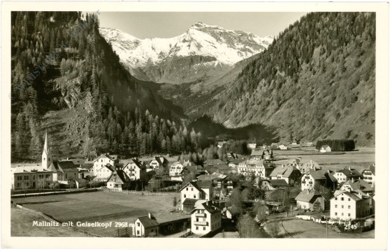 mallnitz, mit geiselkopf
