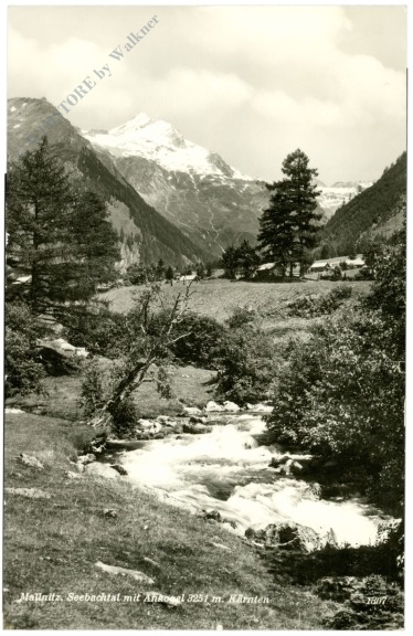 mallnitz, seebachtal mit ankogel