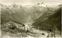 mallnitz, häusleralm, blick gegen hannoverhaus und ankogel