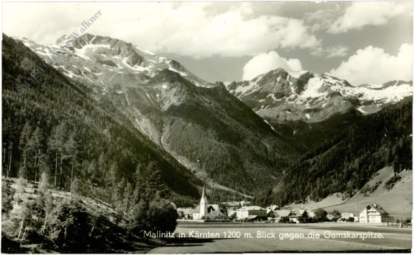 mallnitz, blick gegen die gamskarspitze