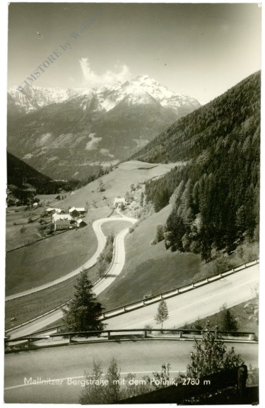 mallnitz, mallnitzer bergstrasse mit dem polinik