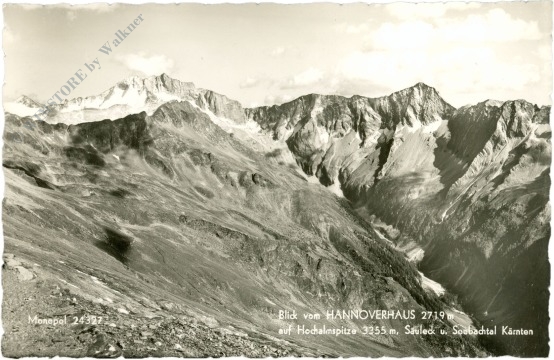mallnitz, blick vom hannoverhaus