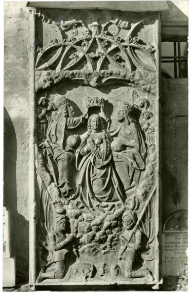 maria saal, wallfahrtskirche, keutschacher epitaph. krönung marias