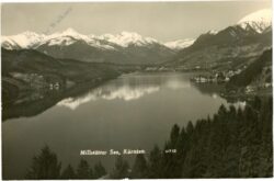 millstätter see, ansicht