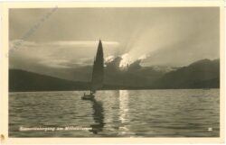 millstätter see, sonnenuntergang