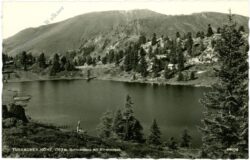 turracher höhe, schwarzsee mit rinsennock