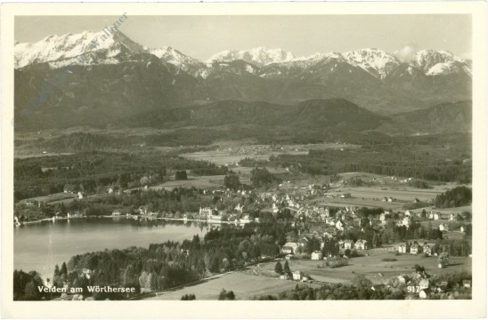 velden am wörthersee, ortsansicht velden am wörthersee, ortsansicht
