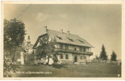 villach, hotel u. kirche am oswaldiberg