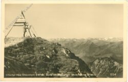 villach, villacher alpe (dobratsch), gipfel mit blick gegen großglockner