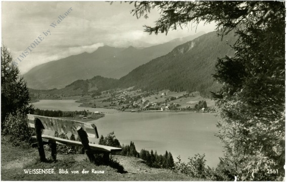 weissensee, blick von der rauna