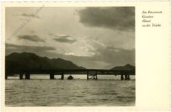 weissensee, abend an der brücke