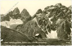 wolfsberg, viktor hinterbergerhütte gegen 3 zinnen (dolomiten)