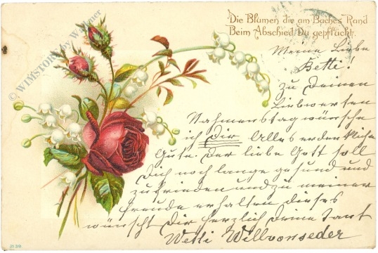 rosen mit maiglöckchen