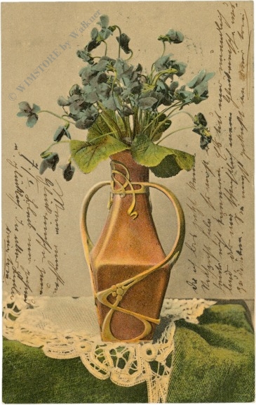 veilchen in vase