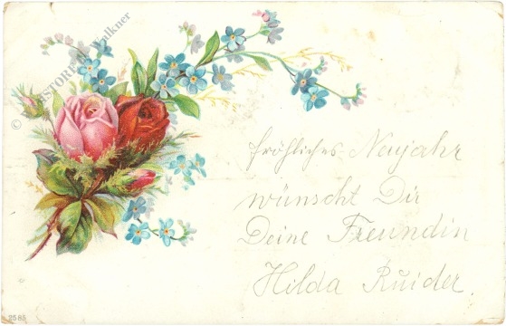 rosen und vergissmeinnicht