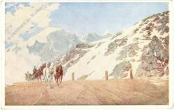 ankunft der stelviopost auf der ferdinandshöhe