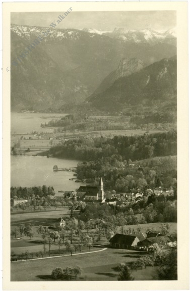 altmünster, ortsansicht am traunsee
