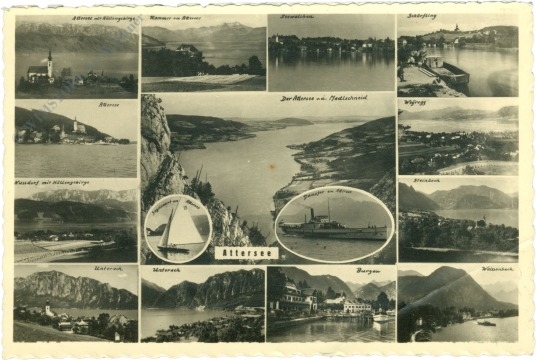 attersee, multiansicht