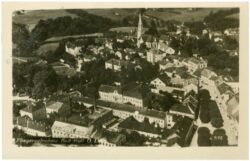 bad hall, fliegeraufnahme