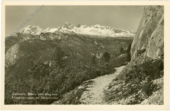 dachstein, vom weg zum friedenskirchlein am stoderzinken