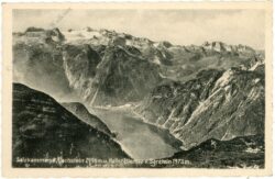 dachstein, hallstättersee vom sarstein