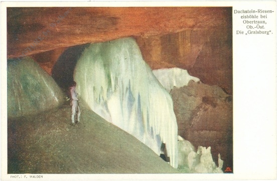 dachstein rieseneishöhle, die gralsburg