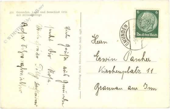 gmunden, ortsansicht