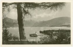 gmunden, der traunsee mit schloss