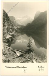 gosau, gosausee mit dachstein