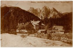 gosau, gasthof gosauschmied mit den donnerkogeln