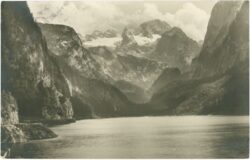 gosau, gosausee mit dachstein